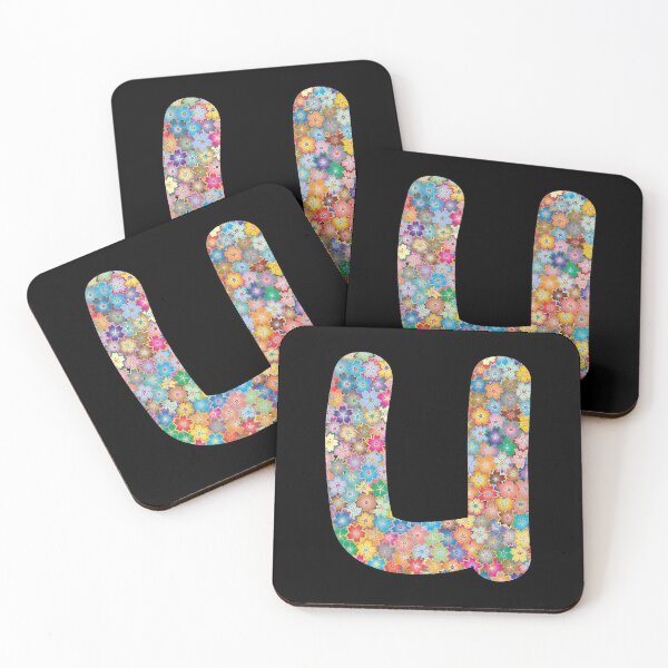 Item preview, Letter u Lower Case Alphabet u Colorful Flowers Gift designed and sold by Shariss.