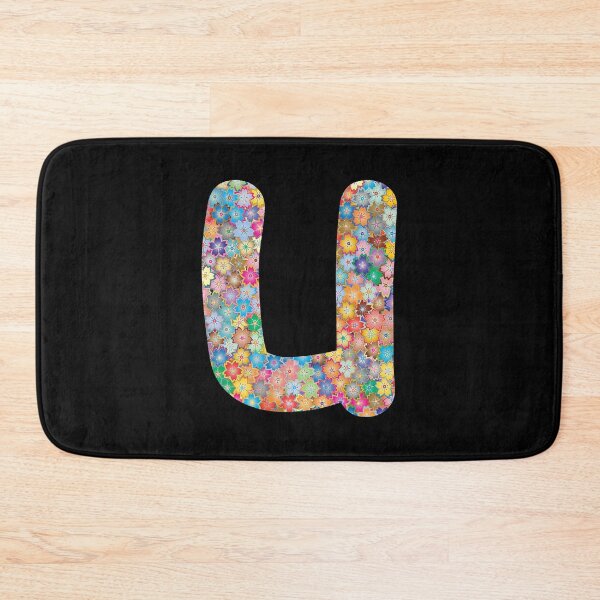 Item preview, Letter u Lower Case Alphabet u Colorful Flowers Gift designed and sold by Shariss.