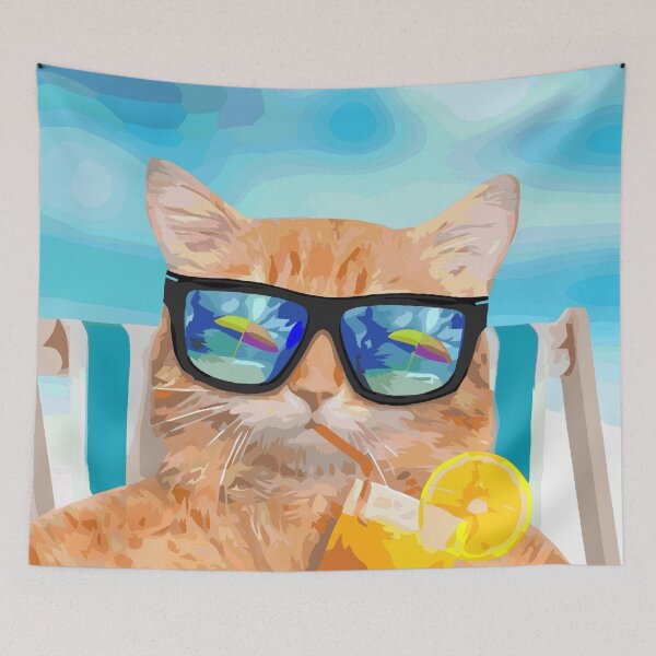 Item preview, Chill Cat designed and sold by GL Digital Artwork .