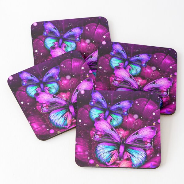 Item preview, Dynamic Deep Pink Duo Butterflies designed and sold by NexusArts.