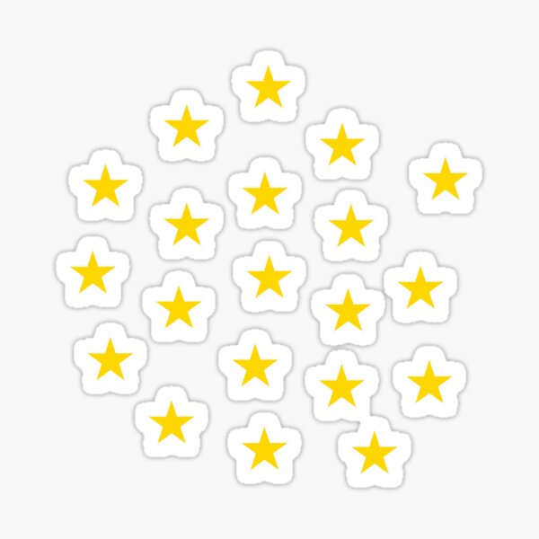 "Retro Mini Gold Star Sticker Pack" Sticker for Sale by MysticMagpie Redbubble