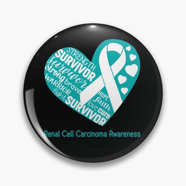 Item preview, Renal Cell Carcinoma Heart Support Renal Cell Carcinoma Warrior Fighting designed and sold by GennieShop.