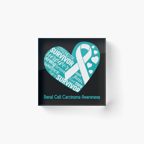 Item preview, Renal Cell Carcinoma Heart Support Renal Cell Carcinoma Warrior Fighting designed and sold by GennieShop.