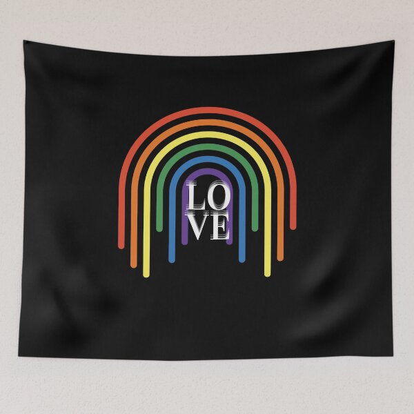 Item preview, LOVE. LGBT Shirts Women Rainbow Tee designed and sold by chorche-design.