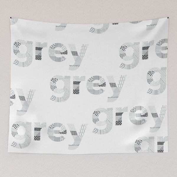 Item preview, grey - Pattern Type designed and sold by tangerinedusk.
