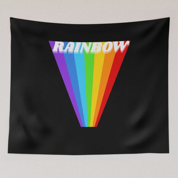 Item preview, Rainbow is the happiness. LGBT Shirts Women Rainbow Tee designed and sold by chorche-design.