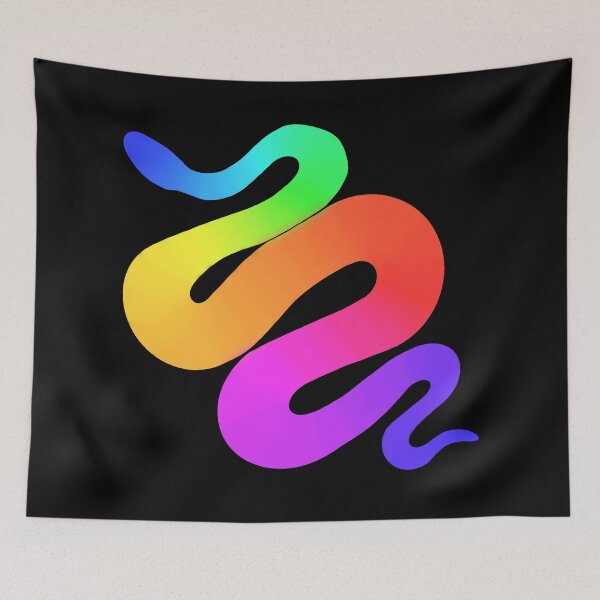 Item preview, serpiente arcoiris designed and sold by Lemonshaaark.