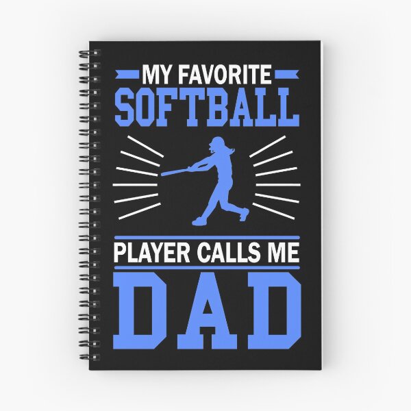 Item preview, My Favorite Softball Player Calls Me Dad designed and sold by TeeDesignsStore.