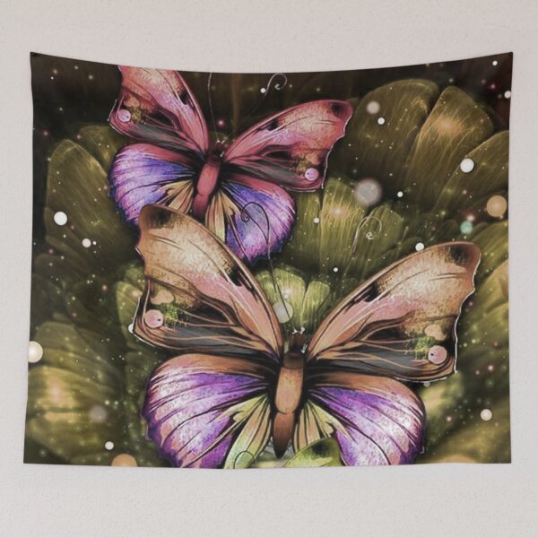 Item preview, Dignified Golden Duo Butterflies designed and sold by NexusArts.