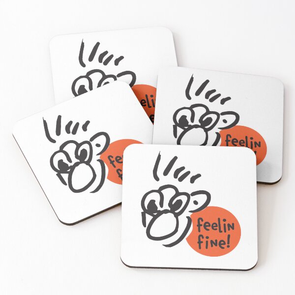 Item preview, Feelin Fine! Funny Face designed and sold by Denise Migliaccio.