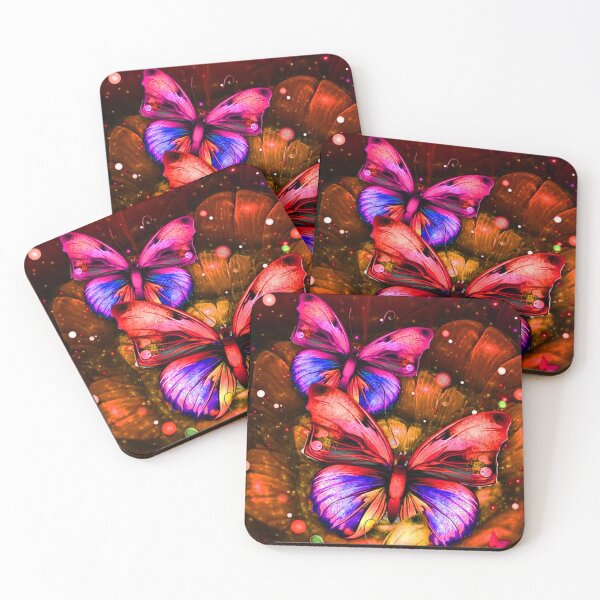 Item preview, Dynamic Orange Duo Butterflies designed and sold by NexusArts.