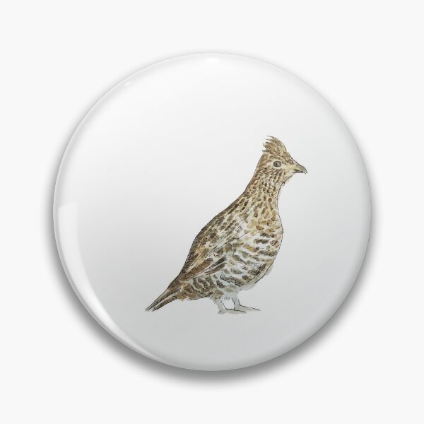 Item preview, Ruffed Grouse Watercolor designed and sold by WeAre2Friends.