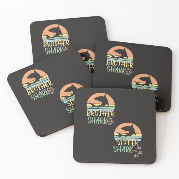 Item preview, Brother Shark, Sister Shark Doo Doo Doo Doo Graphic Text Design Gift designed and sold by delohill.