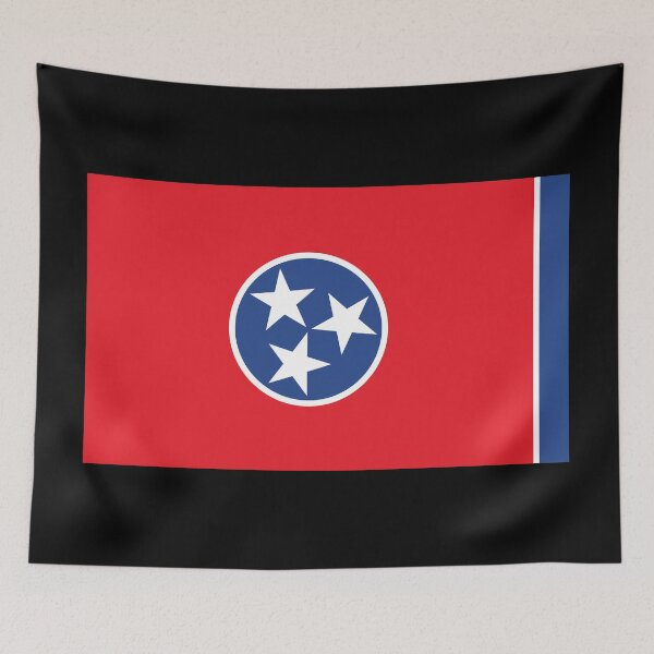 Item preview, Tennessee Tristar State Flag designed and sold by SportsT-Shirts.