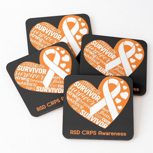 Item preview, RSD CRPS Heart Support RSD CRPS Warrior Fighting designed and sold by GennieShop.
