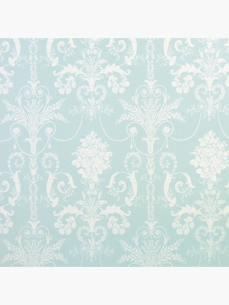 Thumbnail 4 of 4, Pillow, Walpaper duck egg blue designed and sold by Alipture.