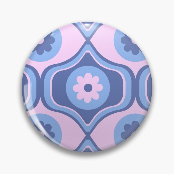 Item preview, Modern Lilac Floral Lozenge  designed and sold by Christina Mitchell.