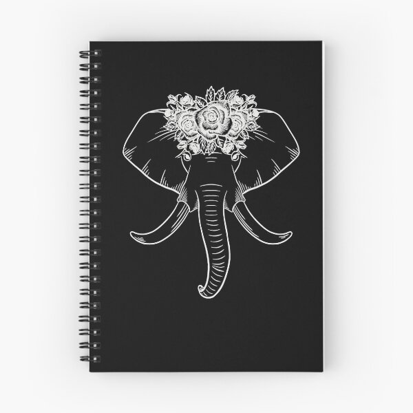 Item preview, Beautifully elephant head decorated with flowers. Boho style design designed and sold by Hazel Morris.