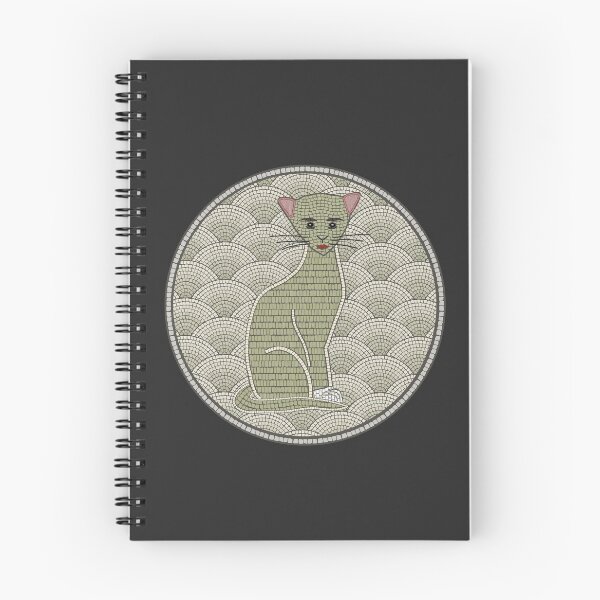 Item preview, Mosaic Siamese Cat Round Background Green designed and sold by Eduardo Tavares.