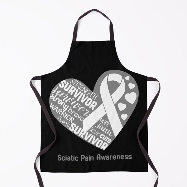 Item preview, Sciatic Pain Heart Support Sciatic Pain Warrior Fighting designed and sold by GennieShop.
