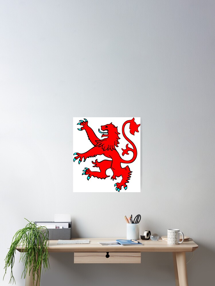 Thumbnail 2 of 3, Poster, Scottish Rampant Lion designed and sold by sweetsixty.