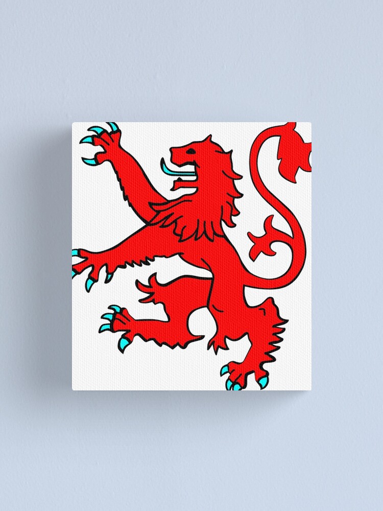 Thumbnail 1 of 3, Canvas Print, Scottish Rampant Lion designed and sold by sweetsixty.