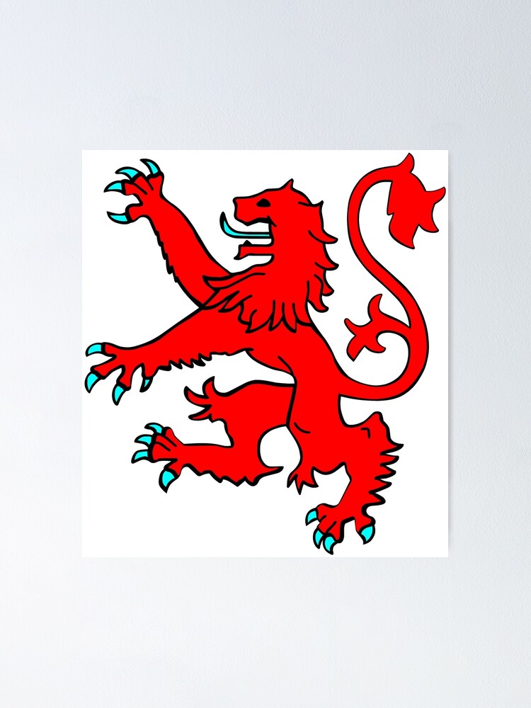 Thumbnail 1 of 3, Poster, Scottish Rampant Lion designed and sold by sweetsixty.