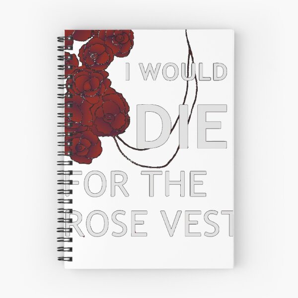 Item preview, I Would Die For The Rose Vest  designed and sold by Jillian Roed.