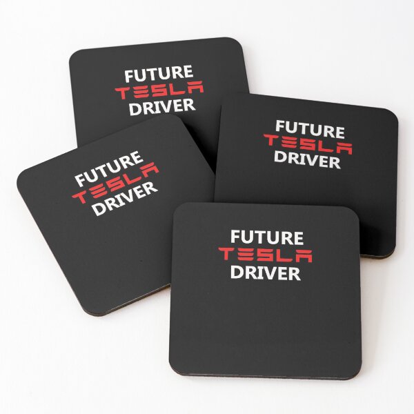 Item preview, Future Tesla Driver white designed and sold by joeredbu.