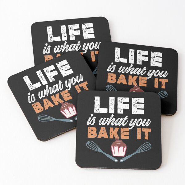Item preview, Life is what you Bake It | Inspirational Baker designed and sold by Dancing Dolphin Crafts.