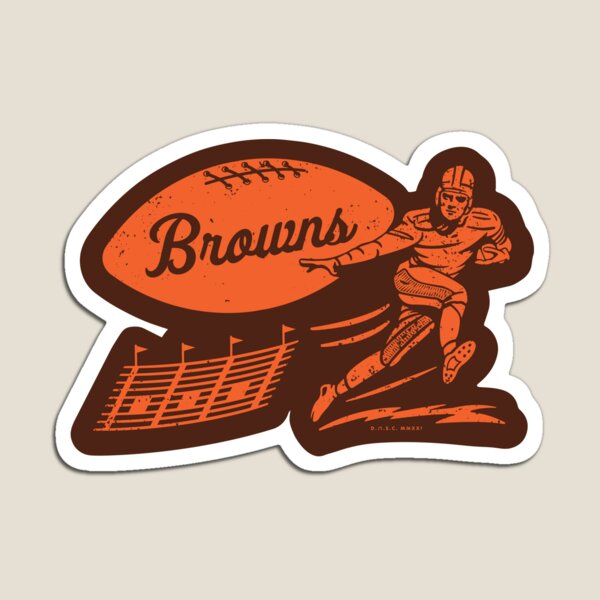 Cleveland Browns: 2022 Car Magnet - NFL Magnetic Wall Decal 5W x 7H