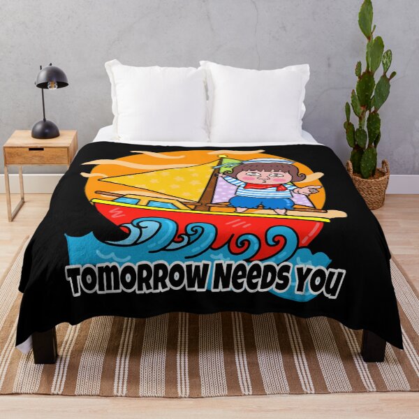 Item preview, Tomorrow needs you. Sailor on the boat in front of the sunset. designed and sold by Ms-Wgaf.