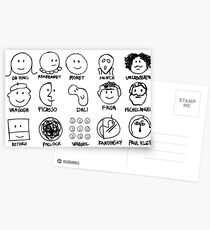 artists Postcards