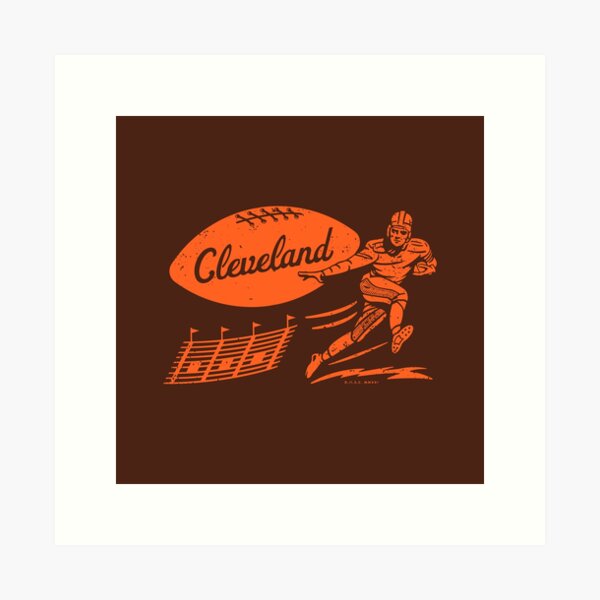 Cleveland Browns - FirstEnergy Stadium - Vintage Football Print