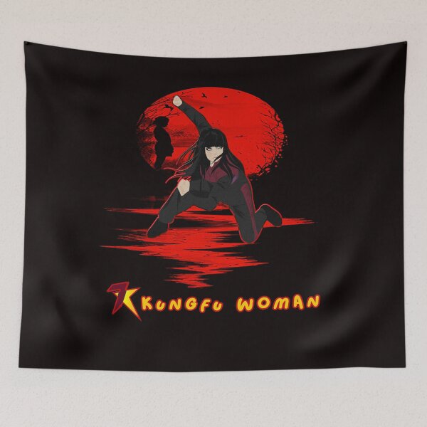 Aperçu de l'œuvre Tshirt de Kungfu pour femmes Seven Star pour le cadeau d'amoureux des filles de kungfu créée et vendue par Inspirationarea.