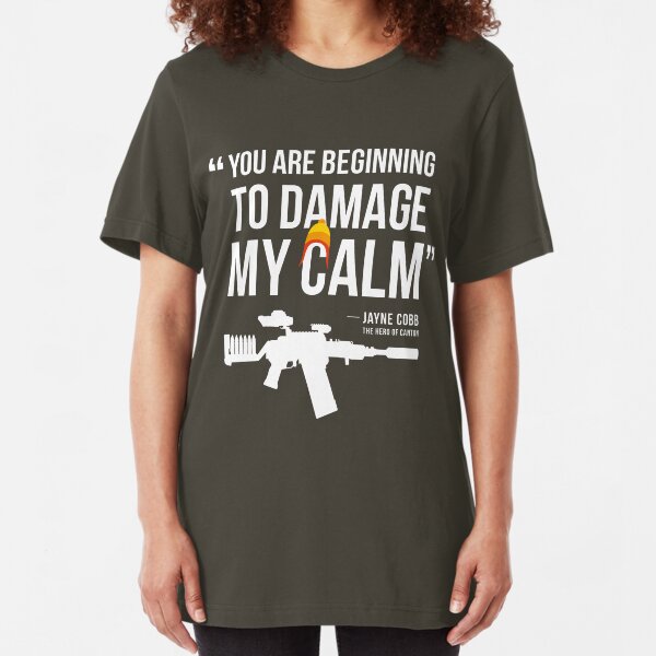 Damaging My Calm Slim Fit T-Shirt