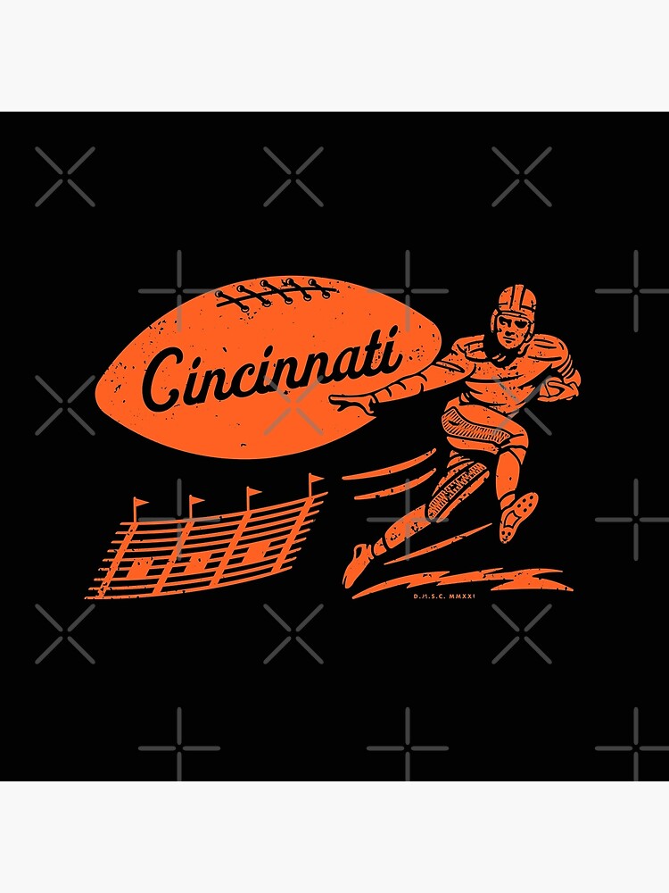 New Vintage Football - Cincinnati Bengals (Orange Cincinnati