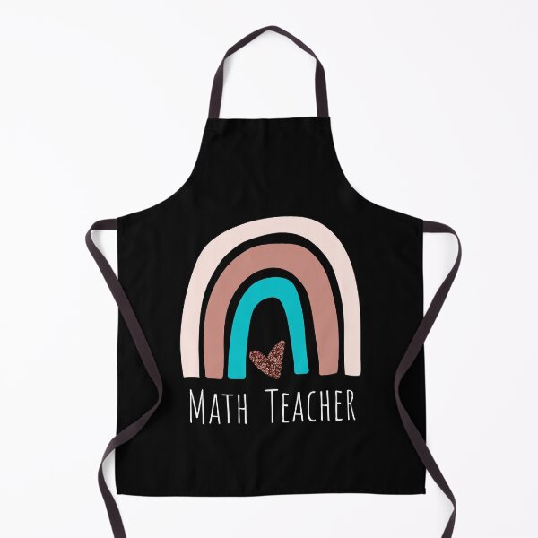 Item preview, Math Teacher with rainbow designed and sold by Oreo2020 Creations.