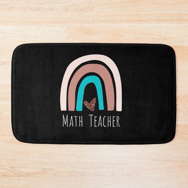 Item preview, Math Teacher with rainbow designed and sold by Oreo2020 Creations.