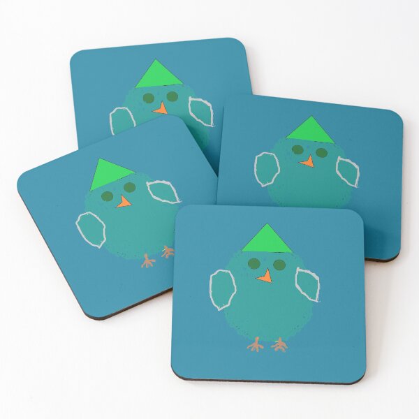Item preview, Teal Bird With Green Hat designed and sold by DesignsByMuriel.