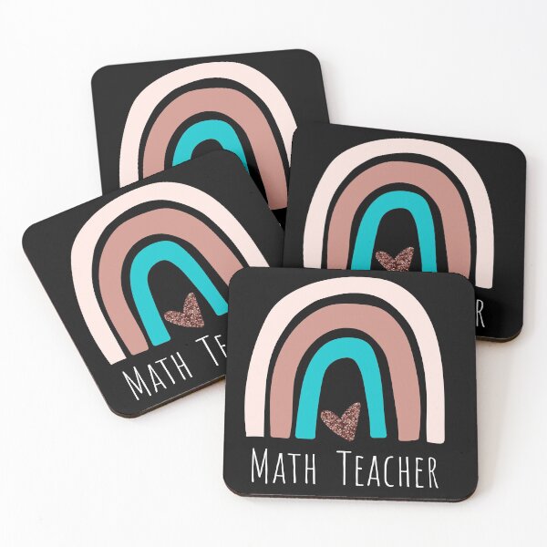 Item preview, Math Teacher with rainbow designed and sold by Oreo2020 Creations.