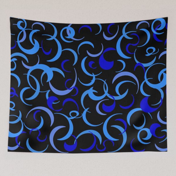 Item preview, Blue on Black designed and sold by MaritzaGoodIdea.