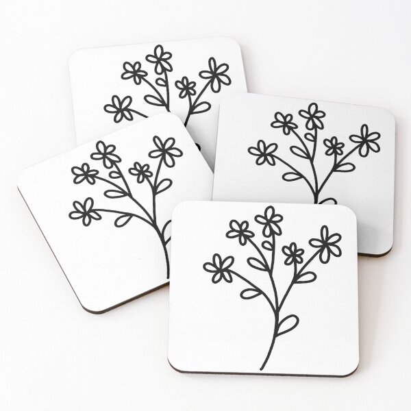 Item preview, Minimalist flower design designed and sold by heatherbenner.