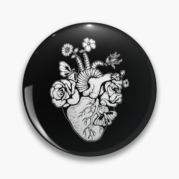 Item preview, heart with mushrooms designed and sold by zaher97.