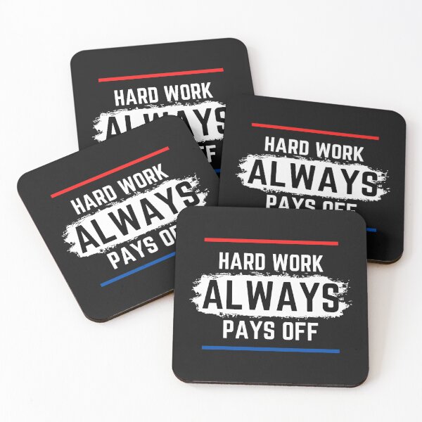 Item preview, Hard work always pays off - Essential motivational T-Shirt designed and sold by J4mgr3m4r.