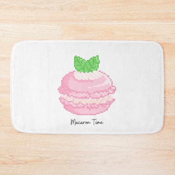 Item preview, Pixel Pink Macaron, Macaroon designed and sold by sanashibata.