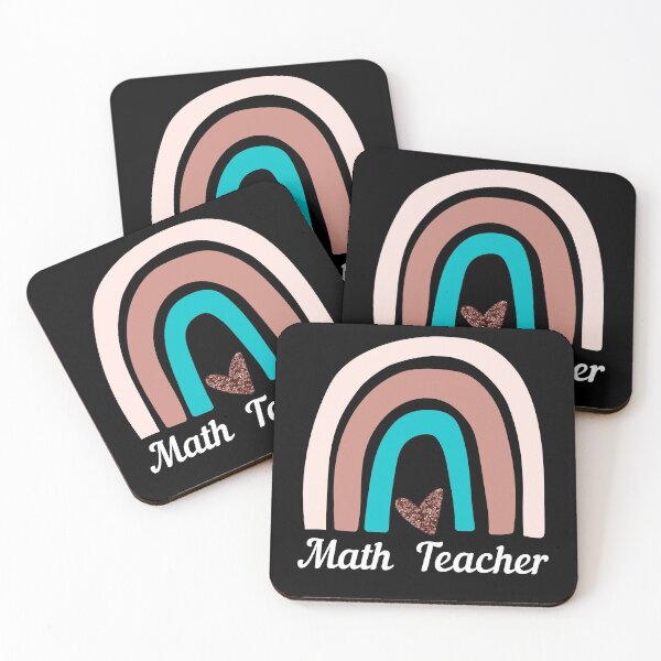Item preview,  Math Teacher with rainbow designed and sold by Oreo2020 Creations.