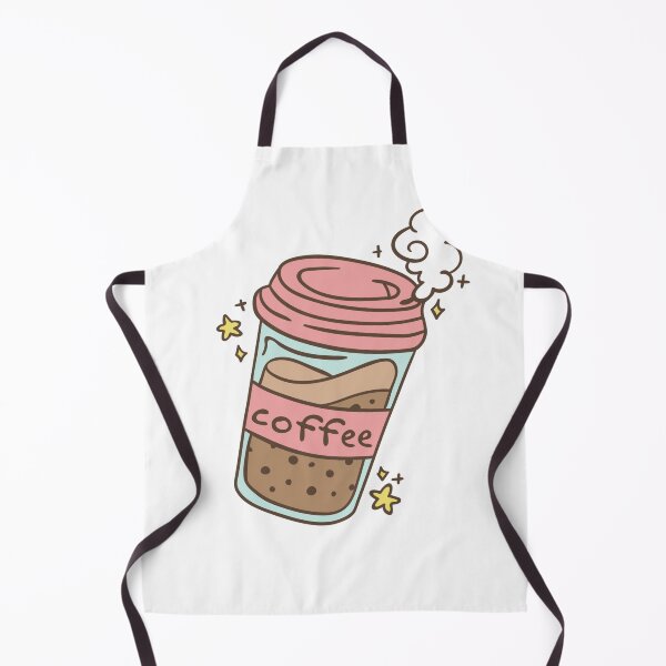 Item preview, cute pink coffee sticker designed and sold by loubnatees.