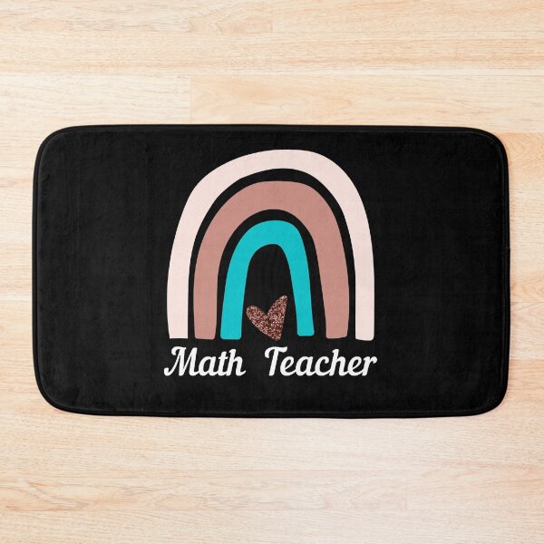 Item preview,  Math Teacher with rainbow designed and sold by Oreo2020 Creations.