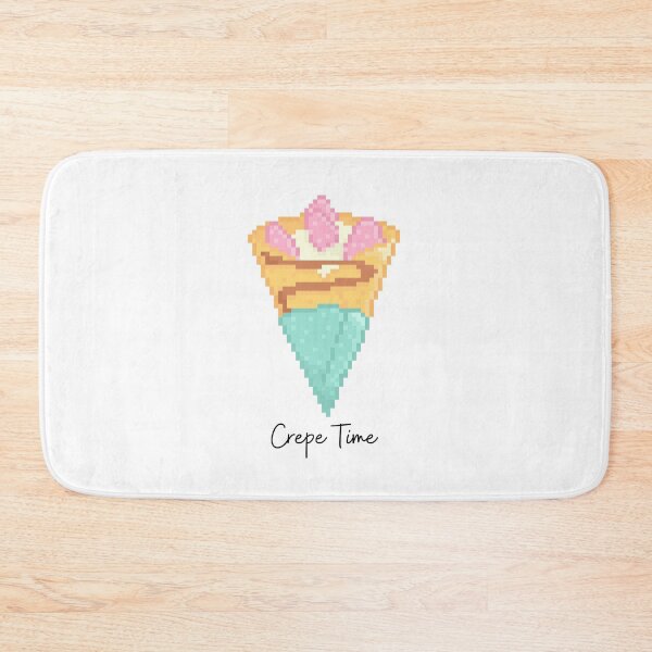 Item preview, Cute Pixel Strawberry Crepe designed and sold by sanashibata.